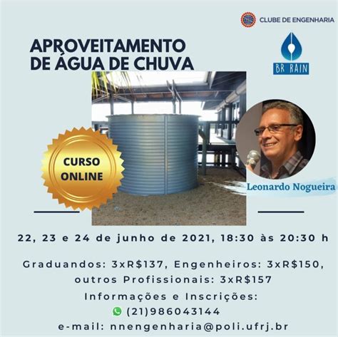 Abes Recomenda Curso Online Aproveitamento de água de Chuva ABES RIO