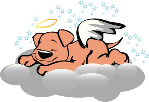 Best Dog With Angel Wings Illustrations, Royalty-Free Vector Graphics ...