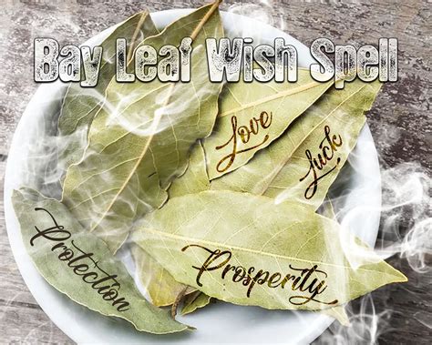 Custom Wish Spell Bay Leaf Wish Spell Custom Spells In