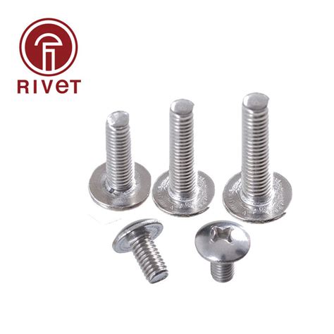 JIS B 1111 Cross Recessed Mushroom Head Screws Stainless Steel M2 M3 M4