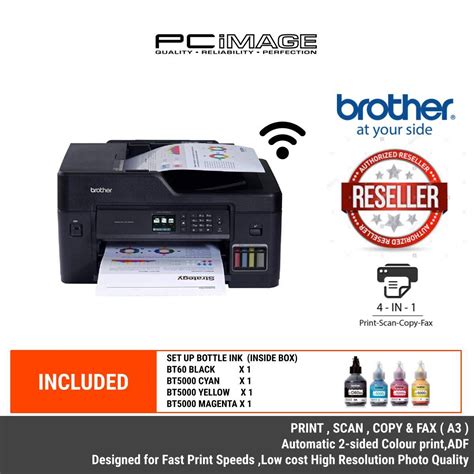 BROTHER MFC T4500DW A3 REFILL INK TANK MULTI FUNCTION PRINTER PRINT