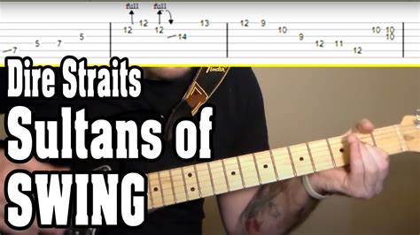 Dire Straits Sultans Of Swing Guitar Tutorial W Tabs YouTube