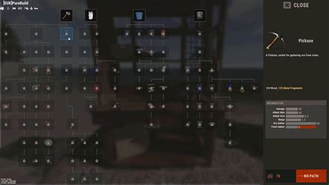 Rust Workbench Level 1 Tech Tree All Items Scrap Cost Showcase