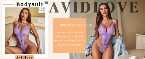 Amazon Avidlove Lingerie For Women One Piece Bodysuit Sexy Teddy