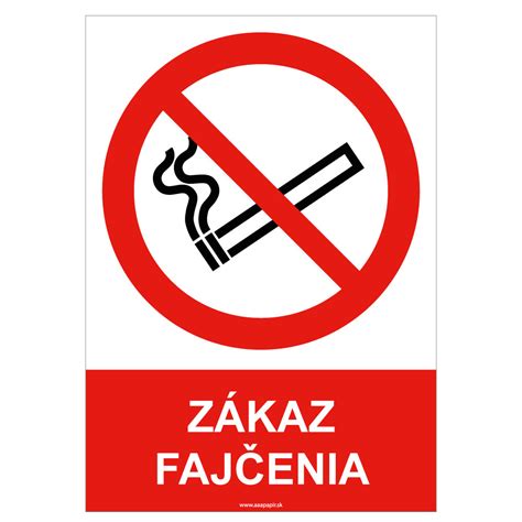 Z Kaz Faj Enia Bezpe Nostn Tabu Ka Samolepka A Aaapapir Sk