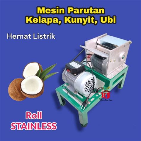 Jual Mesin Parutan Kelapa Singkong Alat Parut Kunyit Kelapa Listrik