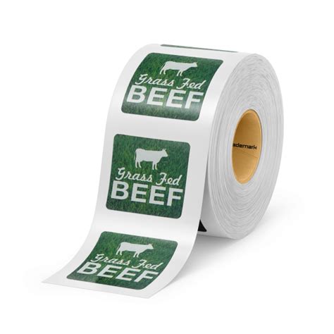 Grass Fed Beef Deli Butcher Label Blademark