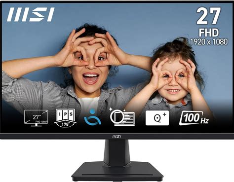 MSI PRO MP275 27 Zoll Full HD Office Monitor 1920 X 1080 IPS Panel