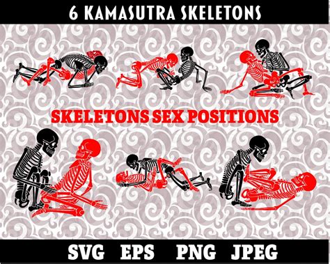Kamasutra Skeletons Clipart Svg Sex Positions Svg Kamasutra Png