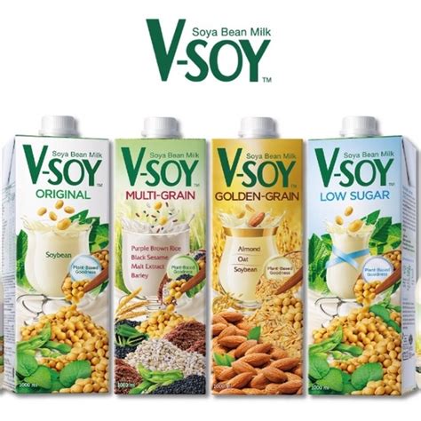 Jual V Soy Multi Grain Soya Milk 1 L Indonesiashopee Indonesia