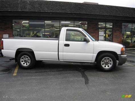 2005 Summit White Gmc Sierra 1500 Regular Cab 22685495 Photo 2 Car Color