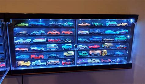 Custom Led Hot Wheels Premium Car Collector Display Case Etsy