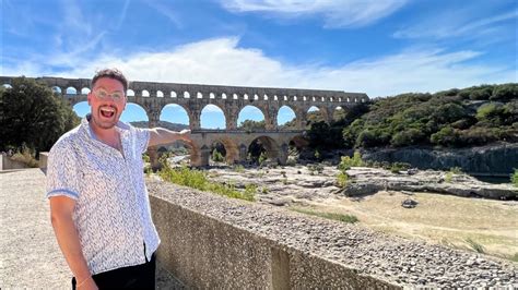 France LIVE The Ancient Roman Aqueduct Pont Du Gard YouTube