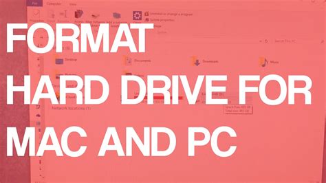 How To Reformat External Hard Drive For Mac And Pc