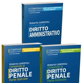 Kit Compendi Superiori Di Diritto Amministrativo Diritto Penale Parte