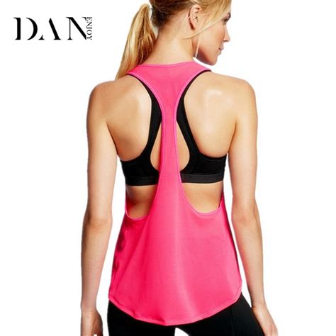 Danenjoy 2017 Professional Yoga Vest Sleeveless Solid Color Quick