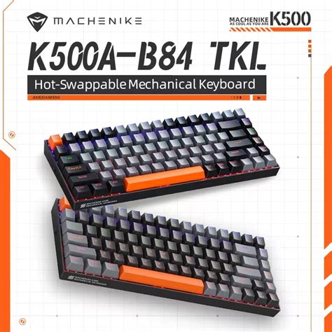 Teclado Mecânico Gamer Machenike K500 b84 75 Fio Shopee Brasil