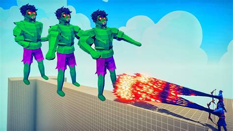 3x HULK Vs 2x EVERY GOD Totally Accurate Battle Simulator TABS YouTube