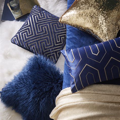 Phoebe Cushion Midnight Bedding Clarke Clarke By Sanderson Design