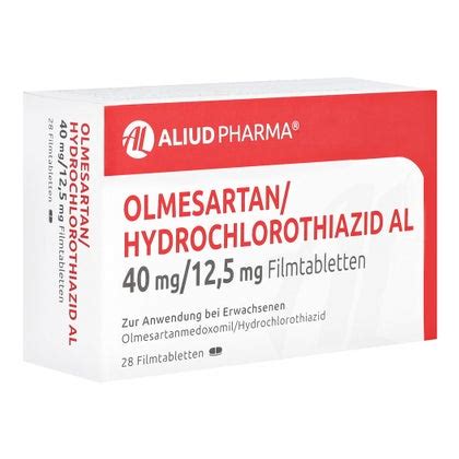 Olmesartan Hydrochlorothiazid Al Mg Mg Fta St St Online