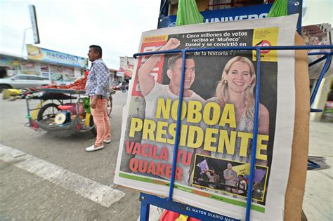 Daniel Noboa derrota al correísmo en un Ecuador aplastado por la