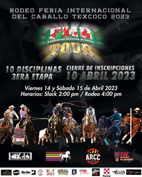 FMR Tour Texcoco 2023 Federación Mexicana de Rodeo