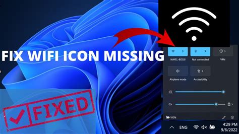 Fix Wi Fi Icon Not Showing On Windows Fix Wi Fi Issues Youtube