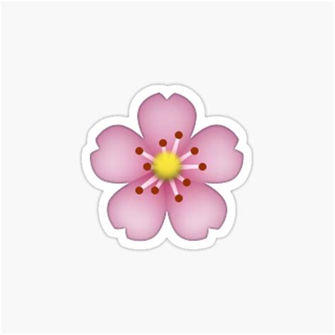 "flower emoji sticker" Sticker by Decker03 | Redbubble