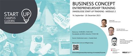 Jetzt Anmelden Innosuisse Modul 2 — Business Concept Smart Up