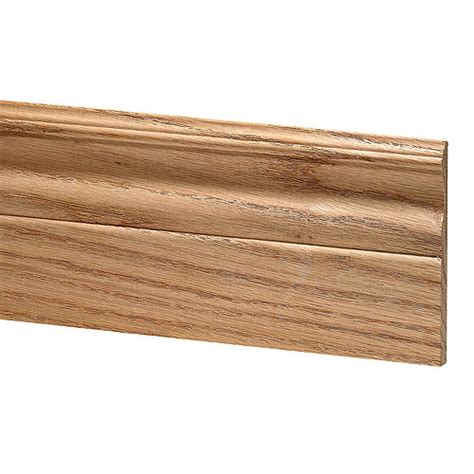 Metrie Baseboard Moulding 7 16 In X 4 1 8 In Natural Oak Sold By