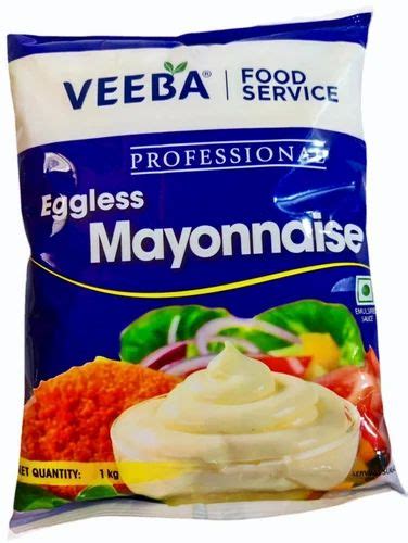 Veeba Eggless Mayonnaise Professional 1 Kg Packaging Type 1kg Pouch At Rs 112 Kg In Kolkata