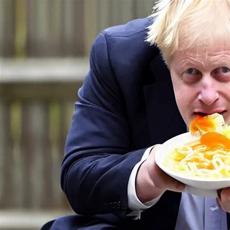 Boris Johnson Eating A Bowl Of Ramen Stable Diffusion Openart