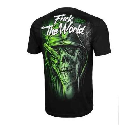 Koszulka Pit Bull Fuck The World Czarna Zbrojownia Pl