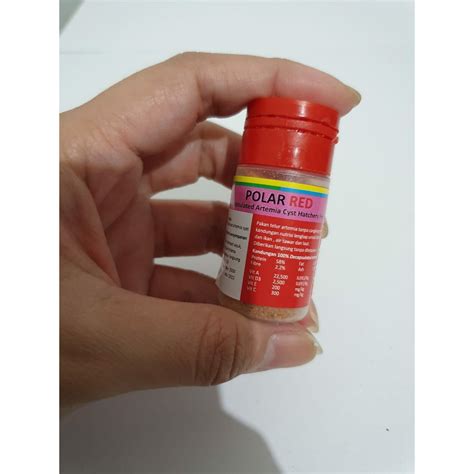 Jual POLAR RED 10GR ARTEMIA DECAPSULATED CYST ARTEMIA INSTAN Shopee