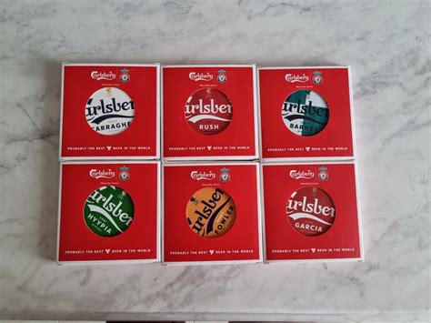 Limited Edition Carlsberg Liverpool Coaster Set Of Pieces Hobbies