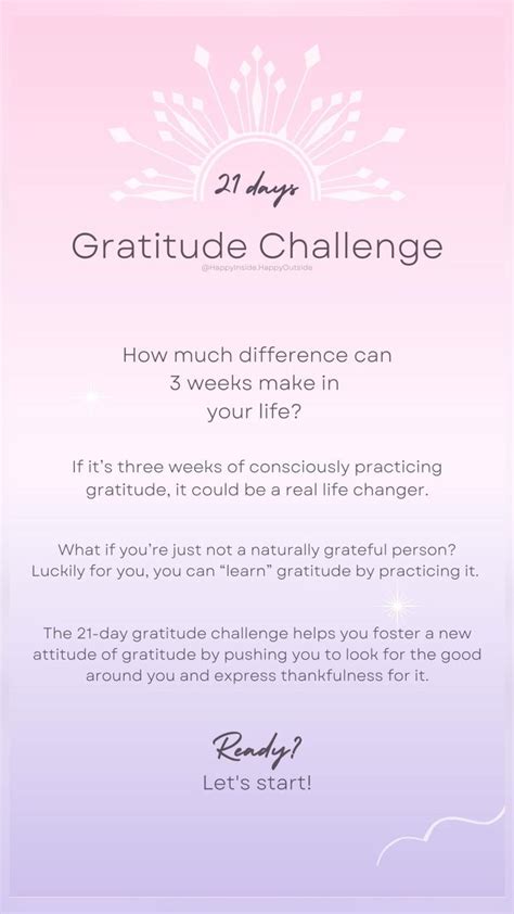 21 days gratitude challenge 🤩