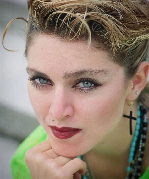 Madonna On Instagram “madonna 💚 Madonna Madge Queenofpop Icon 90s 80s” Madonna Young