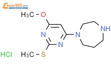 1 6 甲氧基 2 甲基磺酰基 嘧啶 4 基 14 二氮杂烷盐酸盐「cas号：1353958 23 2」 960化工网