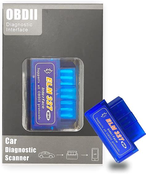 Mini ELM327 Interfaz de diagnóstico Bluetooth OBDII OBD II para