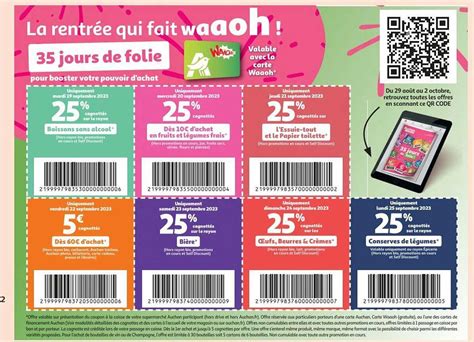 Promo La Rentr E Qui Fait Waaoh Chez Auchan Icatalogue Fr