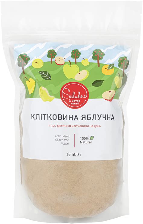 Клетчатка яблочная Salubre a votre sante 500 г (4820213210173) – купить ...