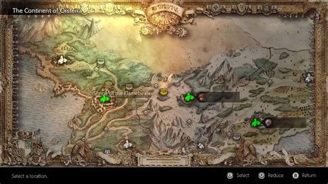 Guide Octopath Traveler Location Of All Shrine And Classes Secondary