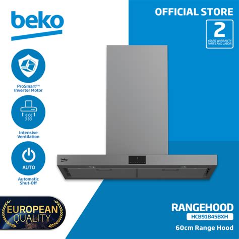 Beko Wall Mount Range Hood Cm Hcb Bxh Lazada Ph