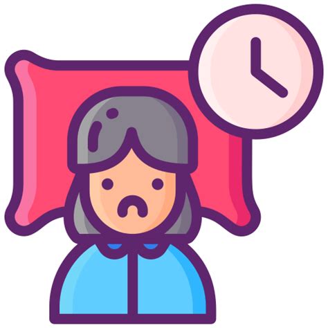 Sleep Deprivation Flaticons Lineal Color Icon