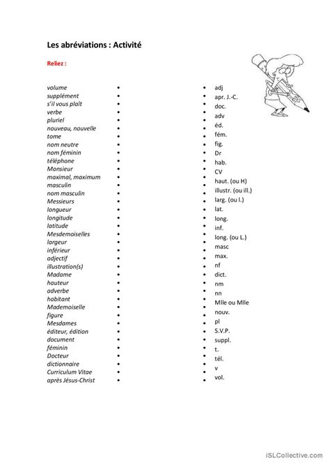 Comprendre Les Abr Viations Guide D Fran Ais Fle Fiches Pedagogiques