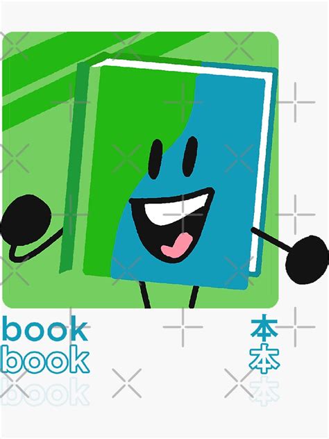 Bfb Book Aikon Pack Sticker For Sale By Yoyleyesz Redbubble