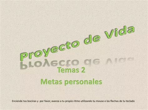 Ppt Proyecto De Vida Powerpoint Presentation Free Download Id 4961919