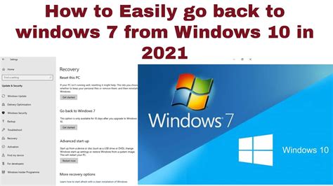 How To Easily Go Back To Windows From Windows In Roll Back