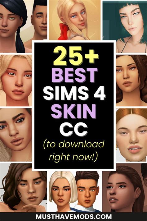 25+ Best Sims 4 Skin Overlay Mods (Sims 4 CC Skin) | Sims 4, The sims 4 ...