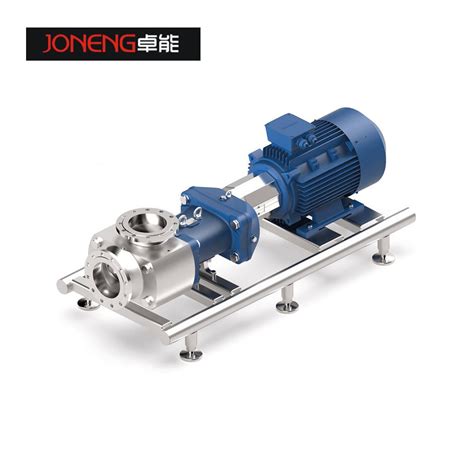 Stainless Steel Sanitary High Temperature High Speed Screw Pump With